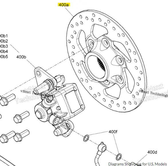 New OEM Can-Am Ryker Machined REAR Brake Disc - 705601516