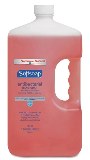 Softsoap 1 gal Crisp Clean Antibacterial Liquid Hand Soap Refill