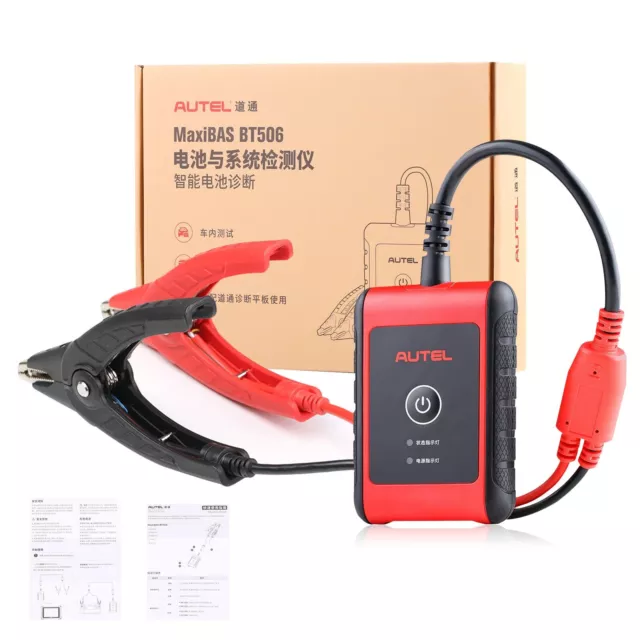 Autel MaxiBAS BT506 Battery Tester Electrical System Diagnostic & Analysis Tool