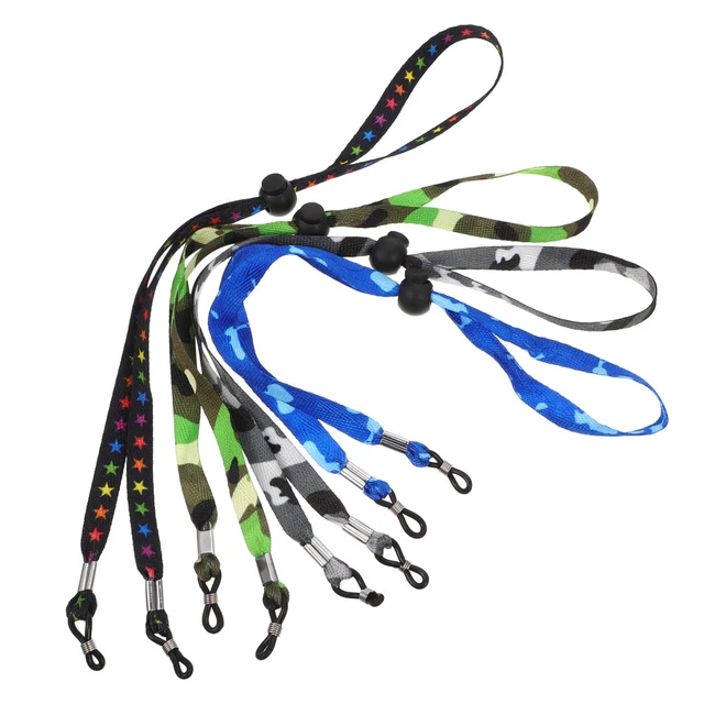 4 piezas Soporte de correa para gafas Cordón