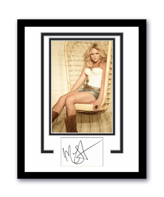 Miranda Lambert Autographed Signed 11x14 Framed Photo Country Music ACOA