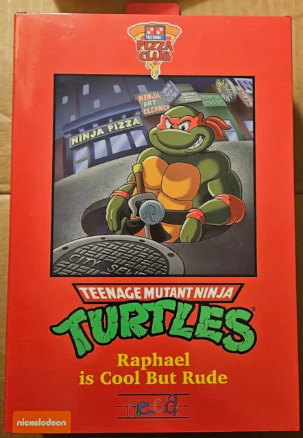 NECA Teenage Mutant Ninja Turtles Raphael Pizza Club Action Figure New Haulathon