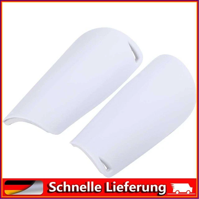 1 Par Leggings Fútbol Escudo Antideslizante Niños Protector Espinillas (Blanco)