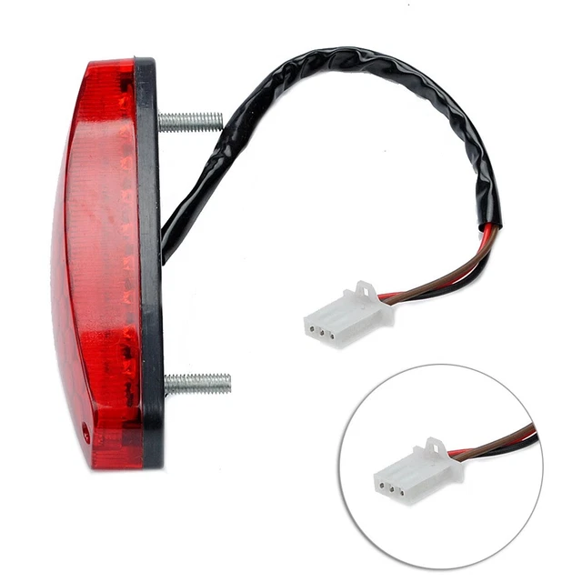 FEU STOP FREIN LED VTT VELO V-BRAKE CABLE PILE COMPRISE LAMPE LED LUMIERE ROUGE