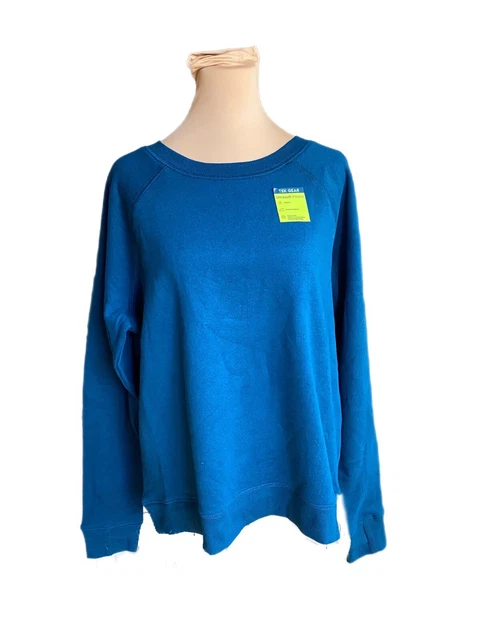 Women's tek gear clearance crewneck thumb hole sweatshirt