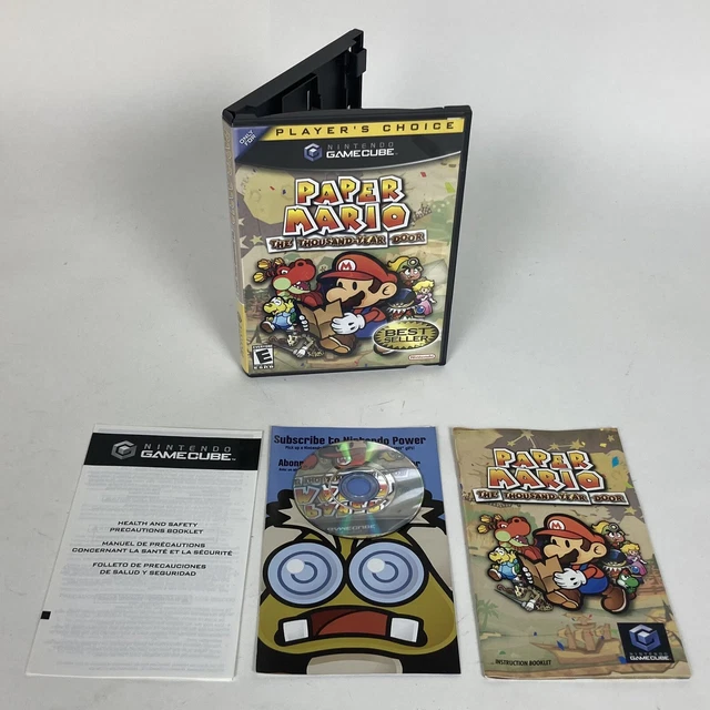 PAPER MARIO THE ThousandYear Door (GameCube, 2004) Complete w Manuals CIB 129.95 PicClick PAPER MARIO THE ThousandYear Door (GameCube, 2004) Complete w Manuals CIB 129.95 PicClick