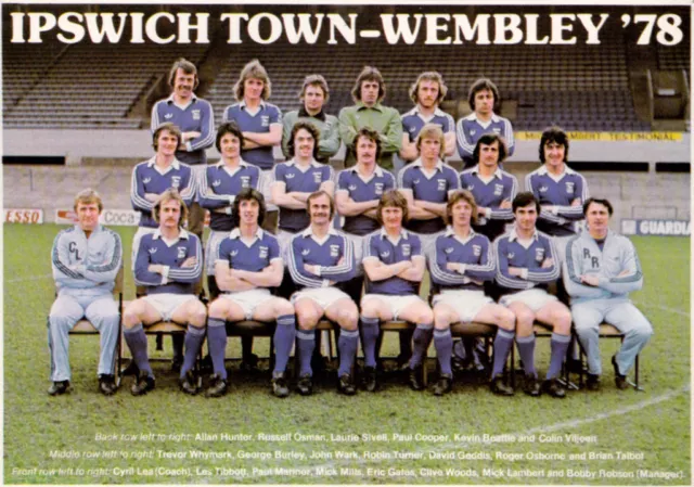 Ipswich Town Football Team Photo>1977-78 Season