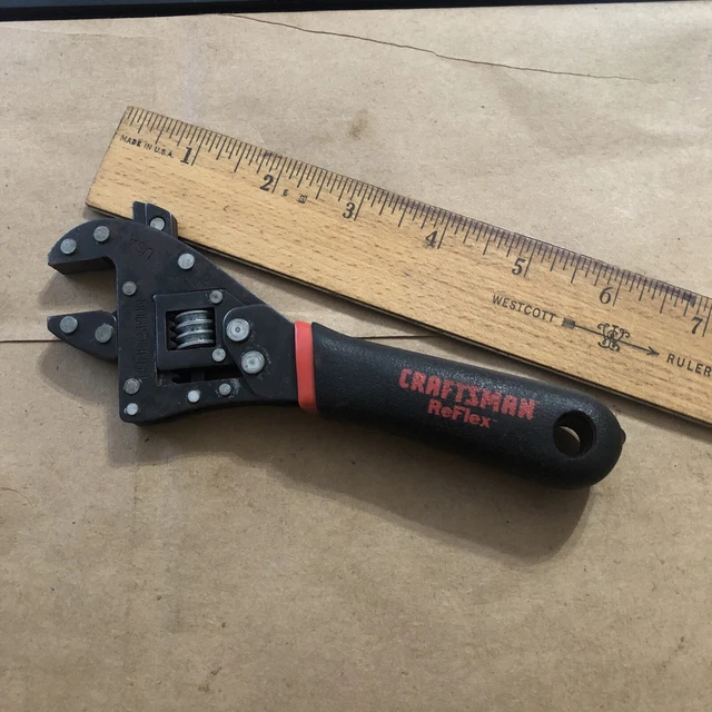 CRAFTSMAN USA REFLEX 6” Adjustable Wrench no. 45781. Ready To do Work