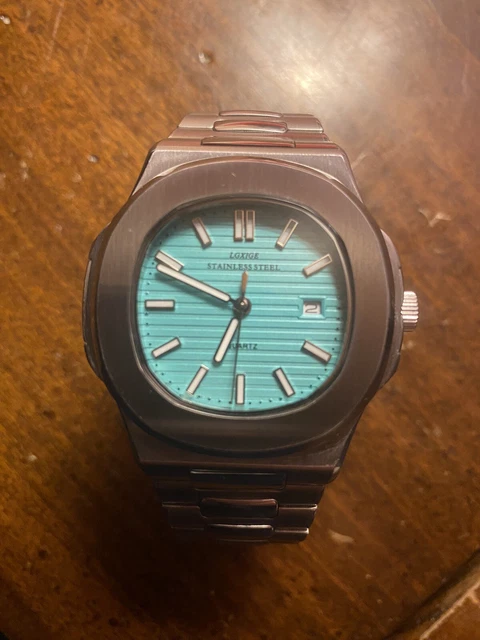 BARAMON Nautilus Orologio Da Uomo Quarzo Acciaio Inox - Quadrante Con Data E Lancette Luminose - Stile Casual E Business (Diametro 42mm)