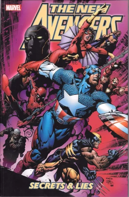 New Avengers Vol 3: Secrets & Lies by Bendis & Finch 2006 TPB Marvel Comics OOP