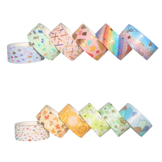 12 Rolls Décor Manuel Et Bande De Papier Décor De Noël Mignonne