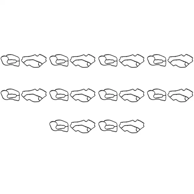 20 Pezzi Guarnizioni Filtro Per Doccia - Giunto Torico In Gomma Con Rete Acciaio Inox 40 Mesh Per Rubinetti 1/2 Pollice - Foto 9