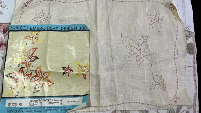 HANDMADE EMBROIDERY CRAFTS Embroidery Dissolving Transfer Paper Beginners  $3.47 - PicClick AU