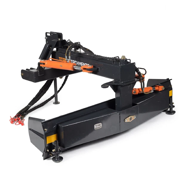 Titan Attachments 3 Point Hydraulic 6-Way 84" Rear Blade, Fits Cat 1 & 2 Tractor
