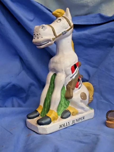 Statuette Jolly Jumper Lucky Luke Licensing 1998 Plâtre Bd Cheval Western