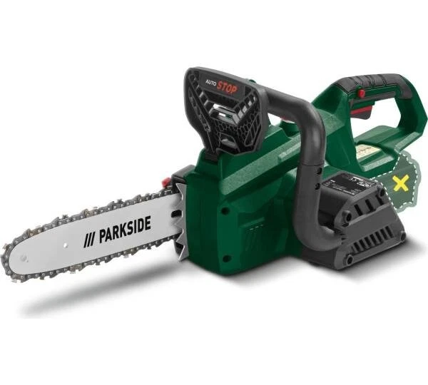 Motosega A Batteria Parkside 20V PKSA 20-Li D4 - Spada 10", Taglio Max 23 Cm, Senza Batteria - Foto 9