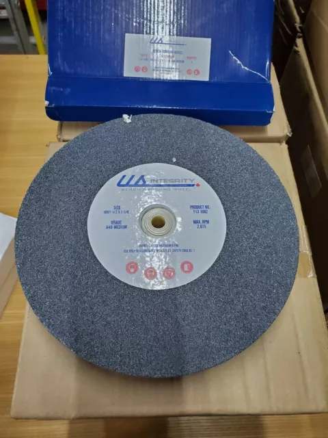 integrity 10 x 1 1/2 x 1 1/4 - A60 fine grit - bench grinder wheel