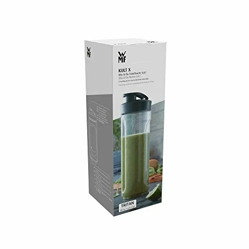 WMF Kult X Mix & Go Küchenminis Trinkflasche 600 ml Smoothie Flasche Mixbehälter 2