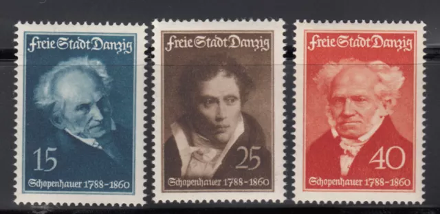 Danzig 1938 Mi.Nr. 281-83 *