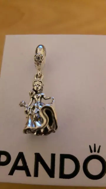 Original Pandora Disney Charm Tanzende Belle 790014C01 Die Schöne und das Biest