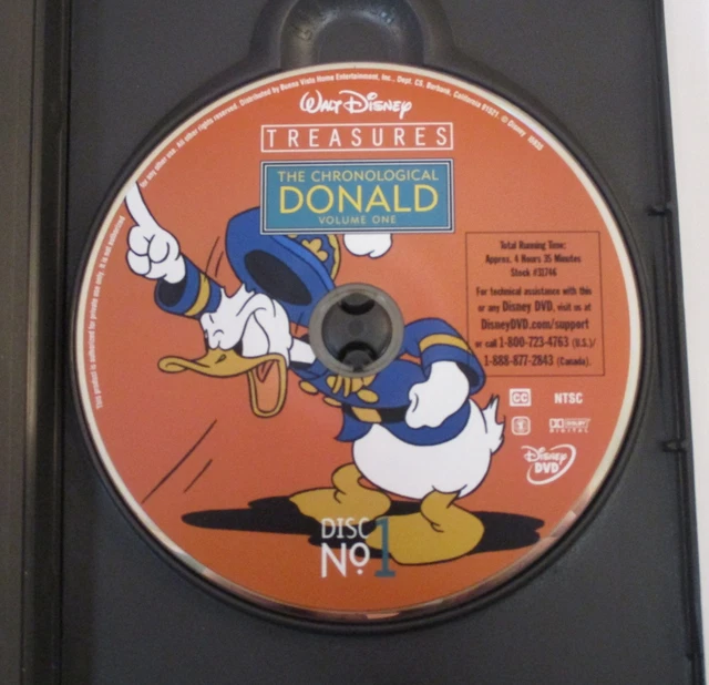 Walt Disney Treasures CHRONOLOGICAL DONALD Vol. 1 1934-1941 2-Disc DVD Set w/Tin 7