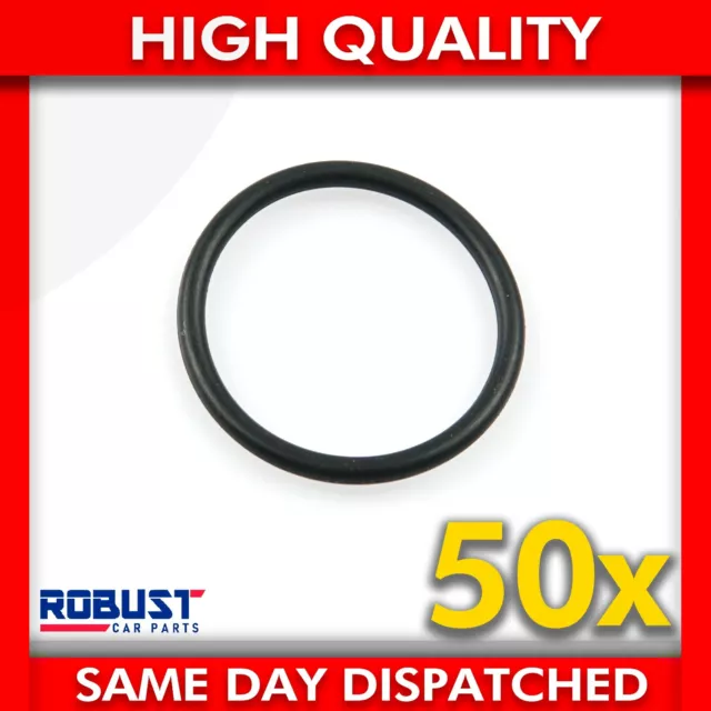 50X Sump Oil Drain Plug O Ring Sealsfor Vauxhall Opel Astra Corsa Saab 90528145