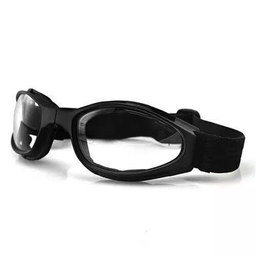 New Bobster Crossfire Clear Lens Small Folding Goggles Vented Anti Fog BCR002