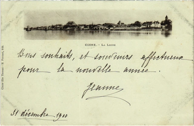 CPA COSNE La Loire Nievre (100515)