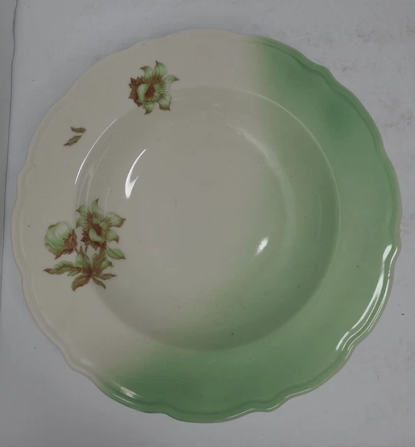 Union Pacific Railroad 9"Soup Cereal Bowl Syracuse China USA Desert Flower 96•F