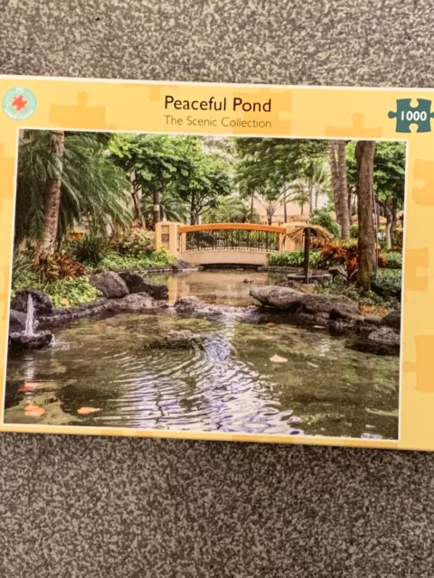 Brand New Unopened 1000 Piece Jigsaw "Peaceful Pond"