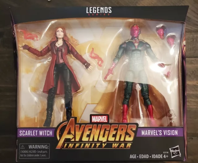 Marvel legends vision scarlet outlet witch 2 pack