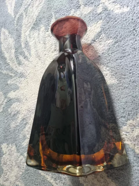 Stunning VTG Murano sommerso Seguso art glass vase, good preloved condition