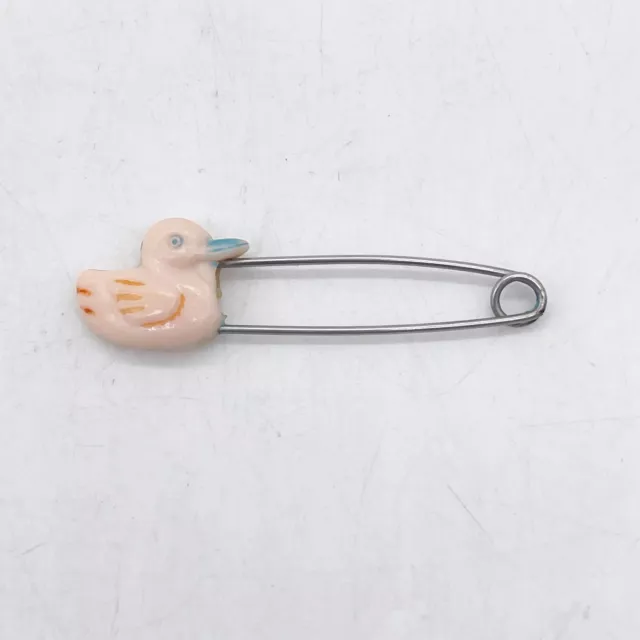Pin de seguridad de pañal vintage hecho en Hong Kong 2"" pulgadas