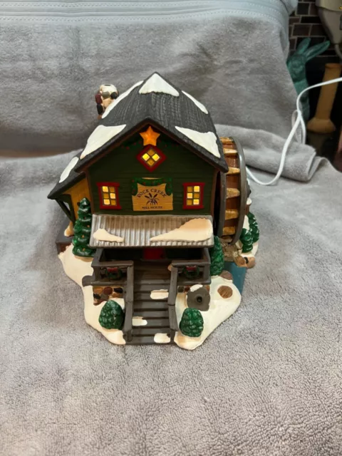 Dept 56 snow village Rock Creek Mill House retired NIB