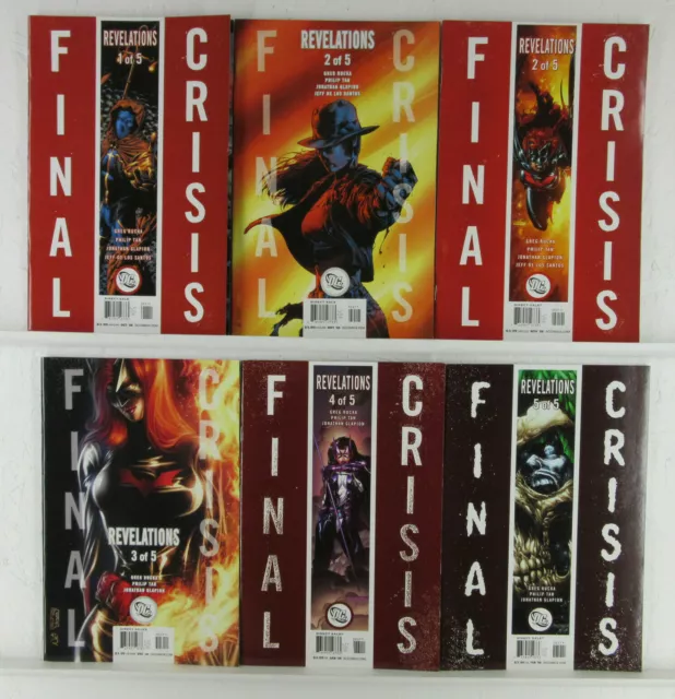 FINAL CRISIS REVELATIONS #1-5 * DC Comics Lot * 2009 - 1 2 3 4 5