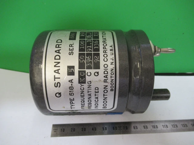 BOONTON Radio Q Faktor Standard Kalibration Induktivität wie Mit Abgebildete
