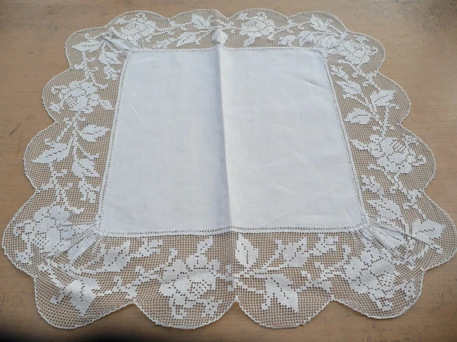 Dentelle Incrustation Mercerie Ancienne - Pour Scrapbooking Ou Décoration, échantillon Neuf, Origine France
