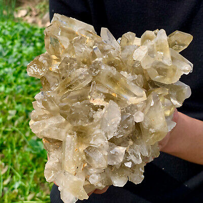 5.22LB  A+++Large Natural white Crystal Himalayan quartz cluster /mineralsls 761