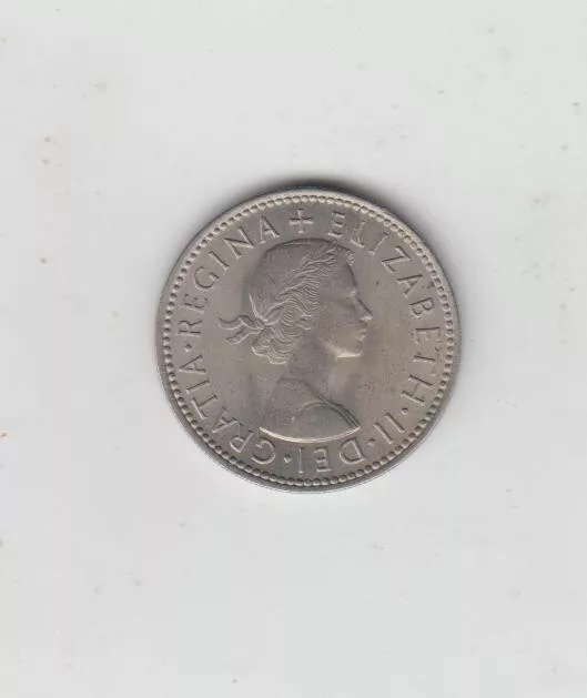 Mint 1954 English Elizabeth II Shilling, Unc