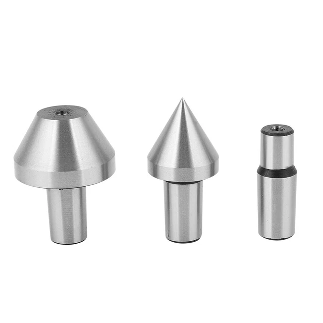 MT3 Live Center Set 40Cr With 7Pcs Replaceable Heads For Lathe Machine