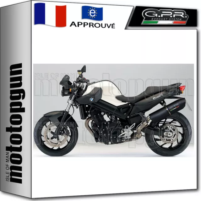 Gpr Pot D Echappement Homologue Furore Noir Bmw F 800 R 2012 12 2013 13 2014 14