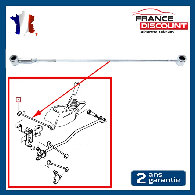 Lot De 3 Tringleries Boîte Vitesse Pour Peugeot 206, Citroën Berlingo/Partner