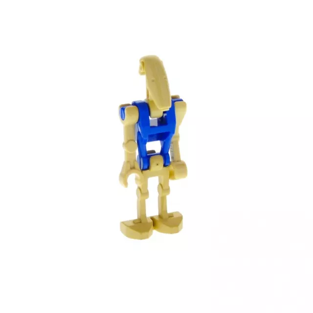 1x Lego Figura Droide Beige Blu Star Wars Pilota 1 Braccio Dritto sw0095