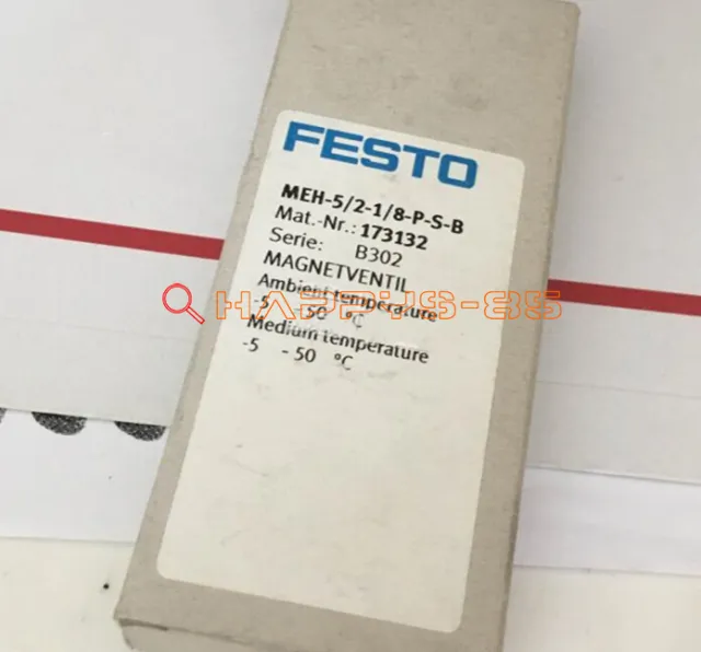 1PC FESTO Meh-5/2-1/8-p-s-b 173132 Magnetventil Ventil Neu