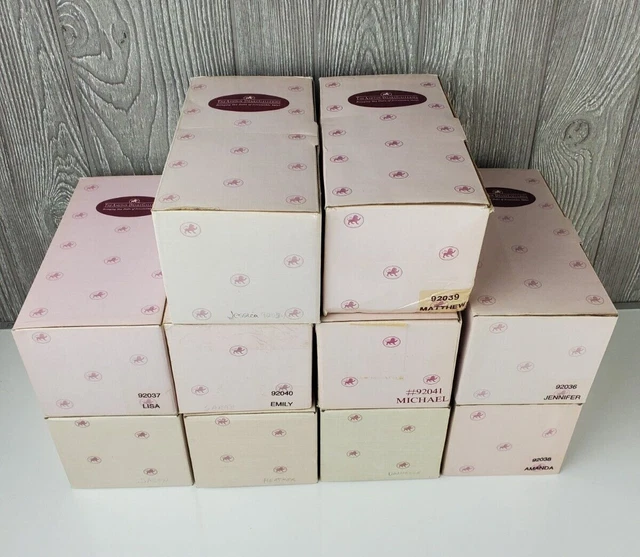 Lot of 10 Yolanda Bello Ashton Drake Miniature Porcelain Dolls Original Boxes