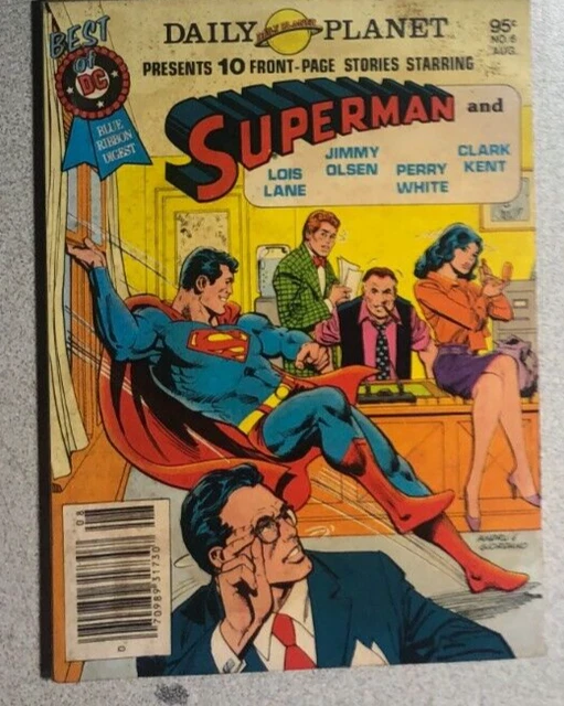 BEST OF DC BLUE RIBBON COMICS DIGEST #6 (1981) Superman VG+/FINE-