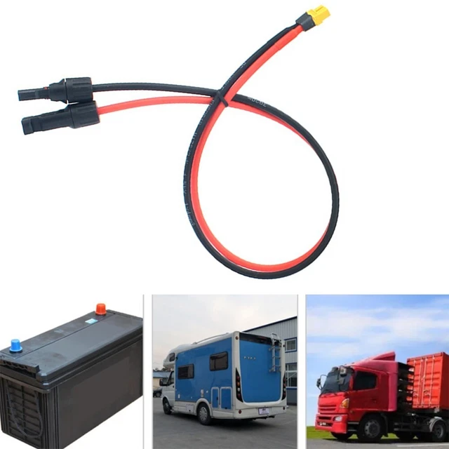 Cable 150 cm de longitud 1 pieza accesorios de carga para generación de energía portátil