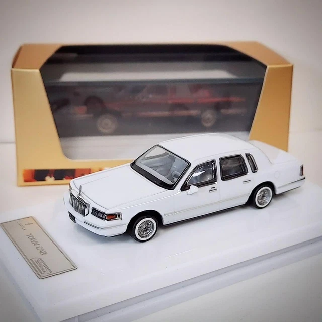 Hoppos 1/64 Lincoln towncar 90 精密ミニカー MK Miniatures 1:64 Lincoln City Lincoln Town Car 1992 Alloy