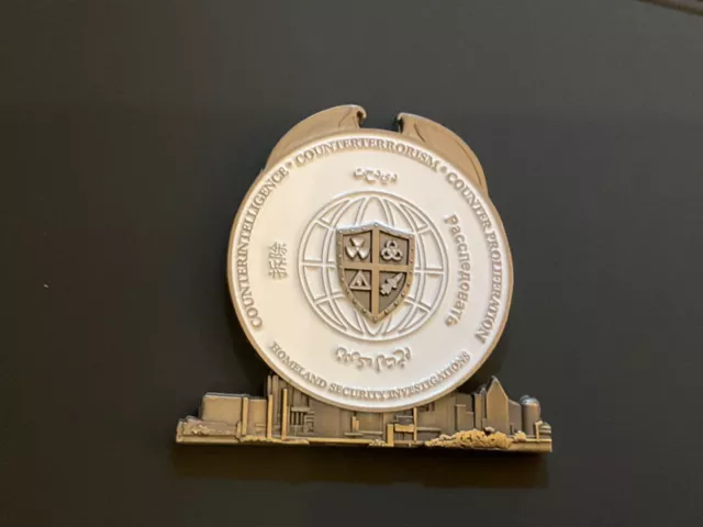Rare!!! DHS/HSI Dallas Counter intel, Counterproliferation Gargoyle Variant Coin Rare!!! DHS/HSI Dallas Counter intel, Counterproliferation Gargoyle Variant Coin