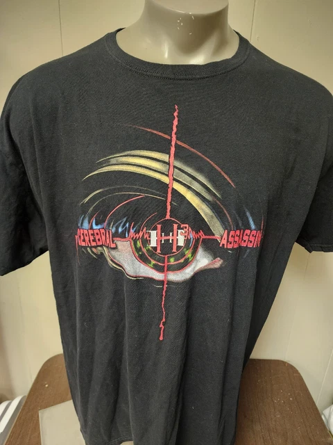 TRIPLE H shirt XXL Cerebral Assassin Game DX NWO WWE WCW Stone Cold The Rock